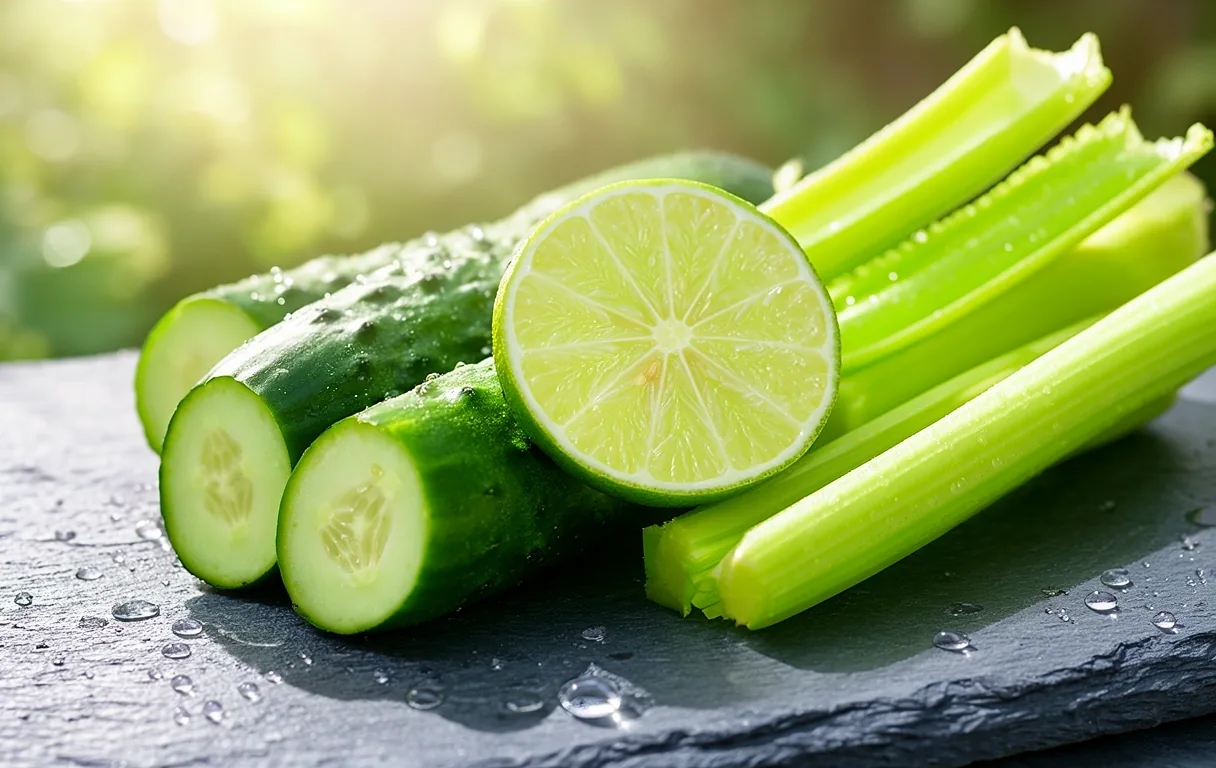 Ingrédients frais pour cuisine détox